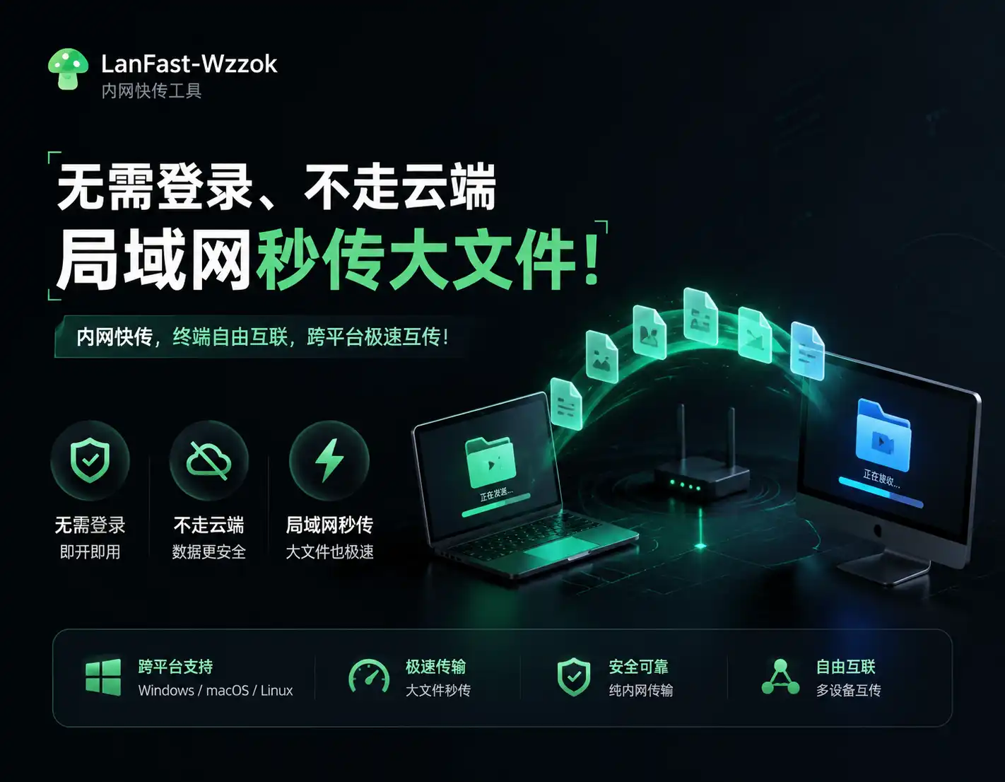 告别数据线！这款神器无需登录、不走云端，局域网秒传大文件！-阿幸软件杂货间