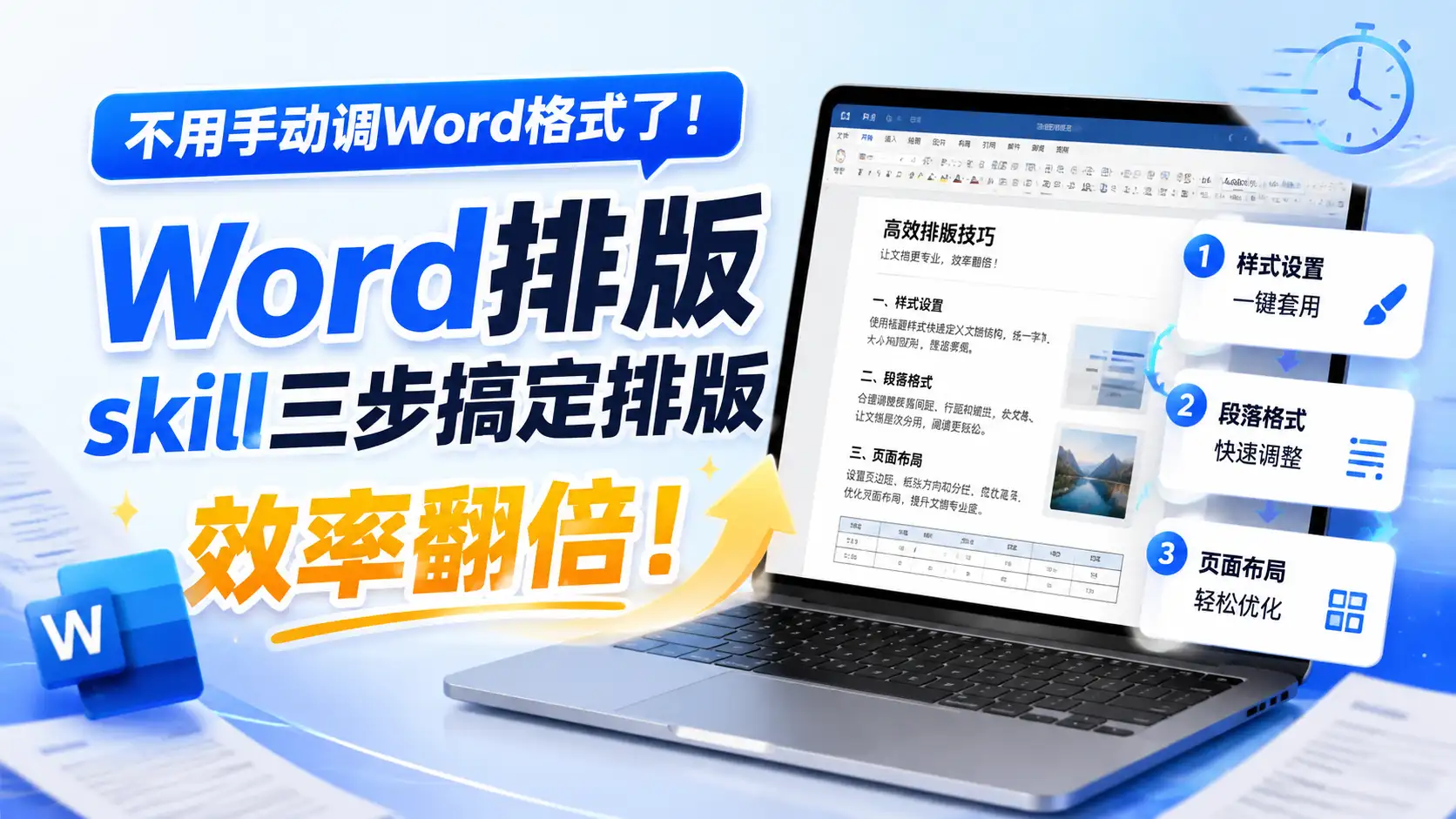 不用手动调Word格式了！Word排版skill三步搞定排版，效率翻倍！-阿幸软件杂货间