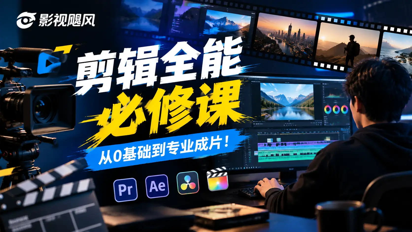 【影视飓风】剪辑全能必修课：从0基础到专业成片-阿幸软件杂货间